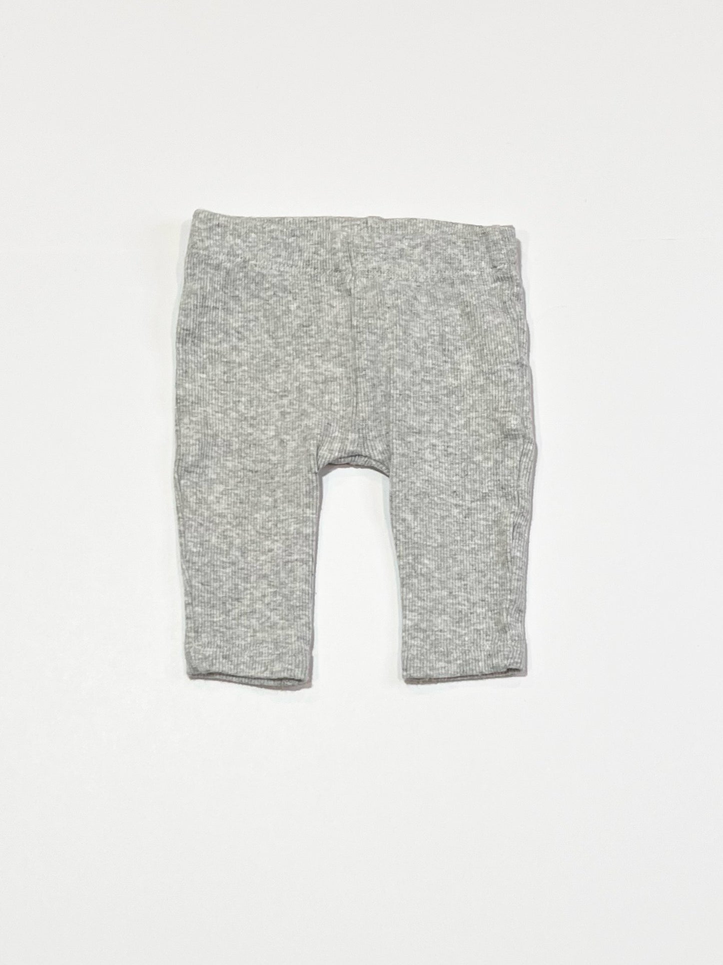 Grey ribbed leggings - Size 0000