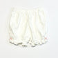 White jersey bloomers - Size 6-9 months