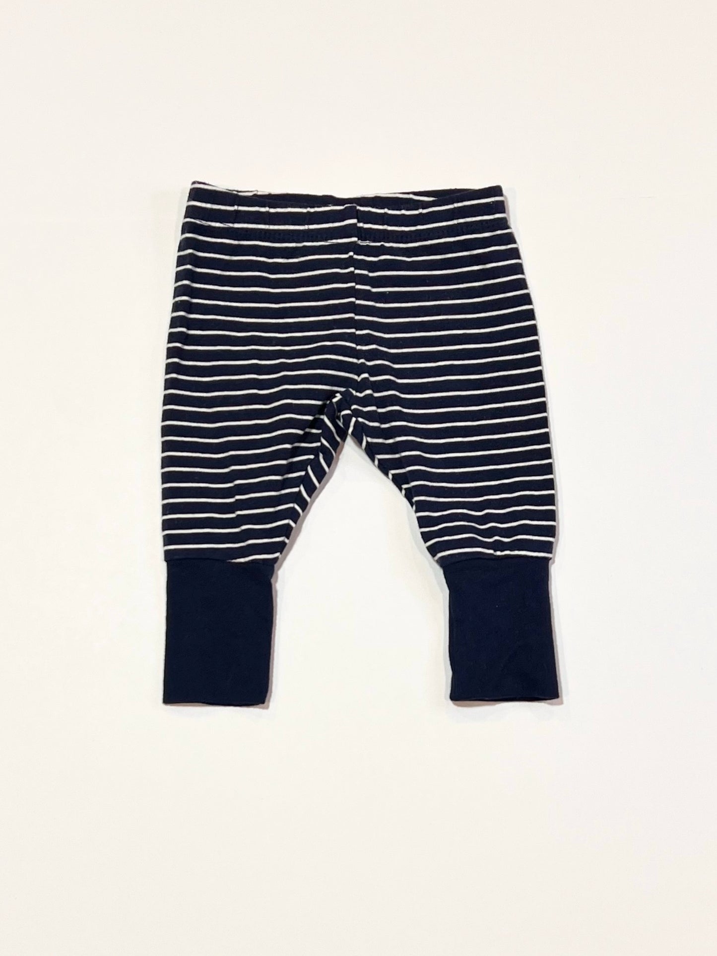 Navy striped leggings - Size 0000