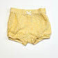 Gingham bloomers - Size 9-12 months