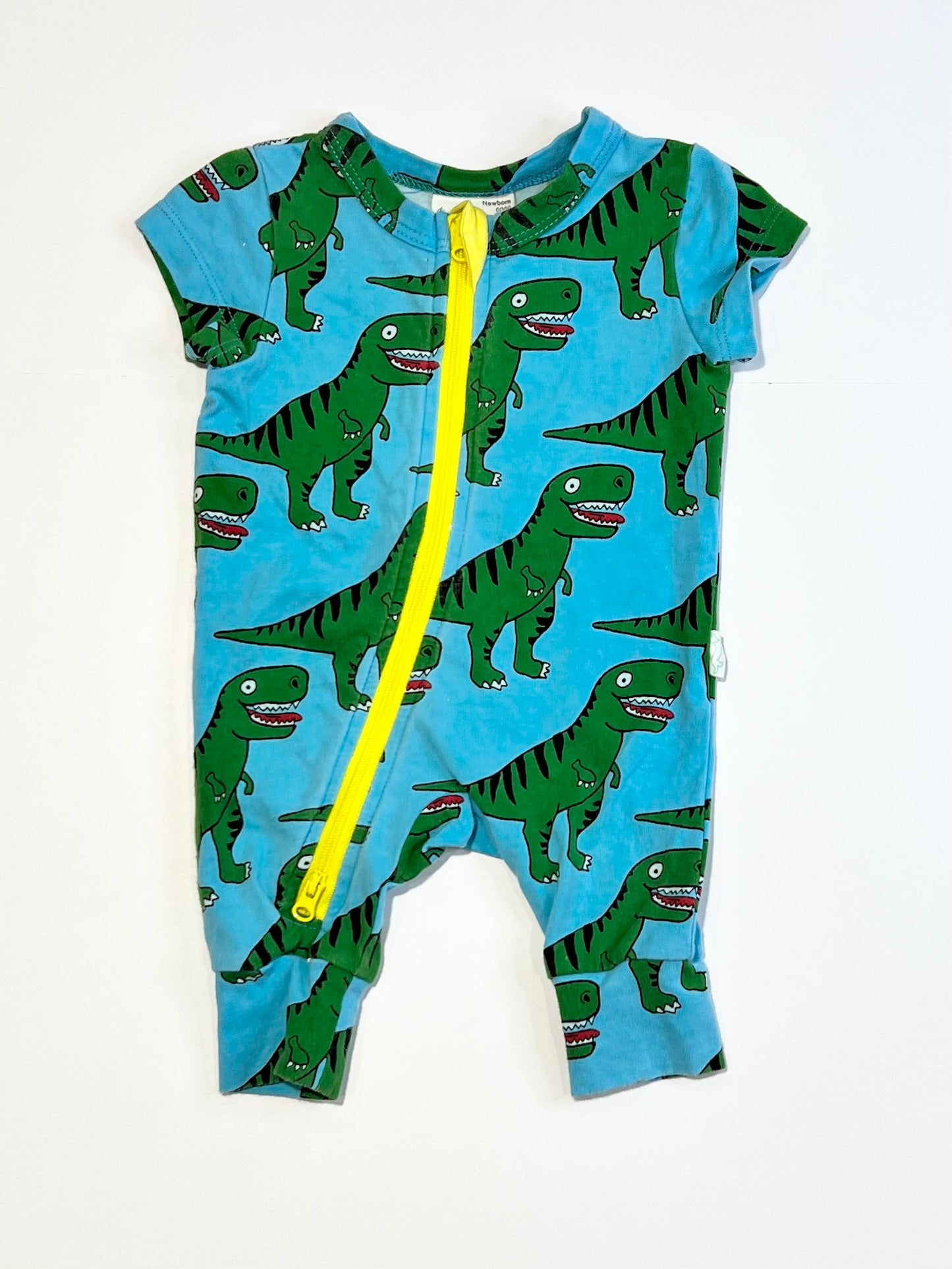 Dinosaurs zip romper - Size 0000