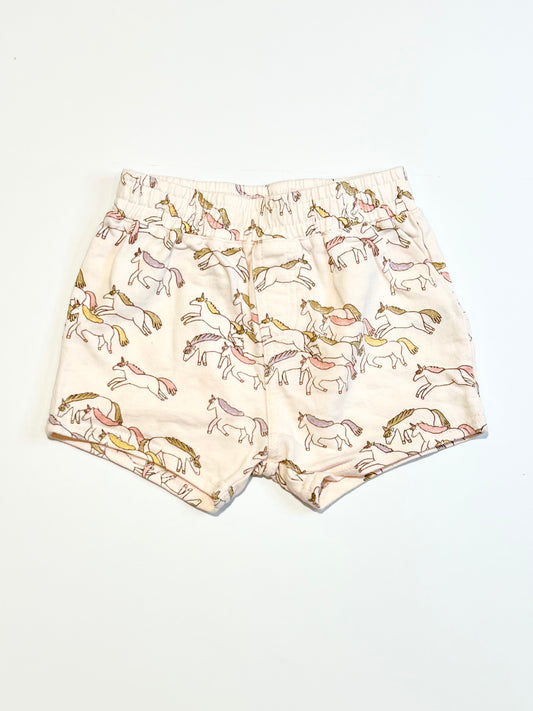 Unicorn sweat shorts - Size 0