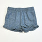 Chambray ruffle shorts - Size 0