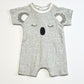 Striped koala romper - Size 0000