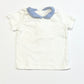 White collared tee - Size 9-12 months