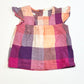 Checkered top - Size 6-9 months