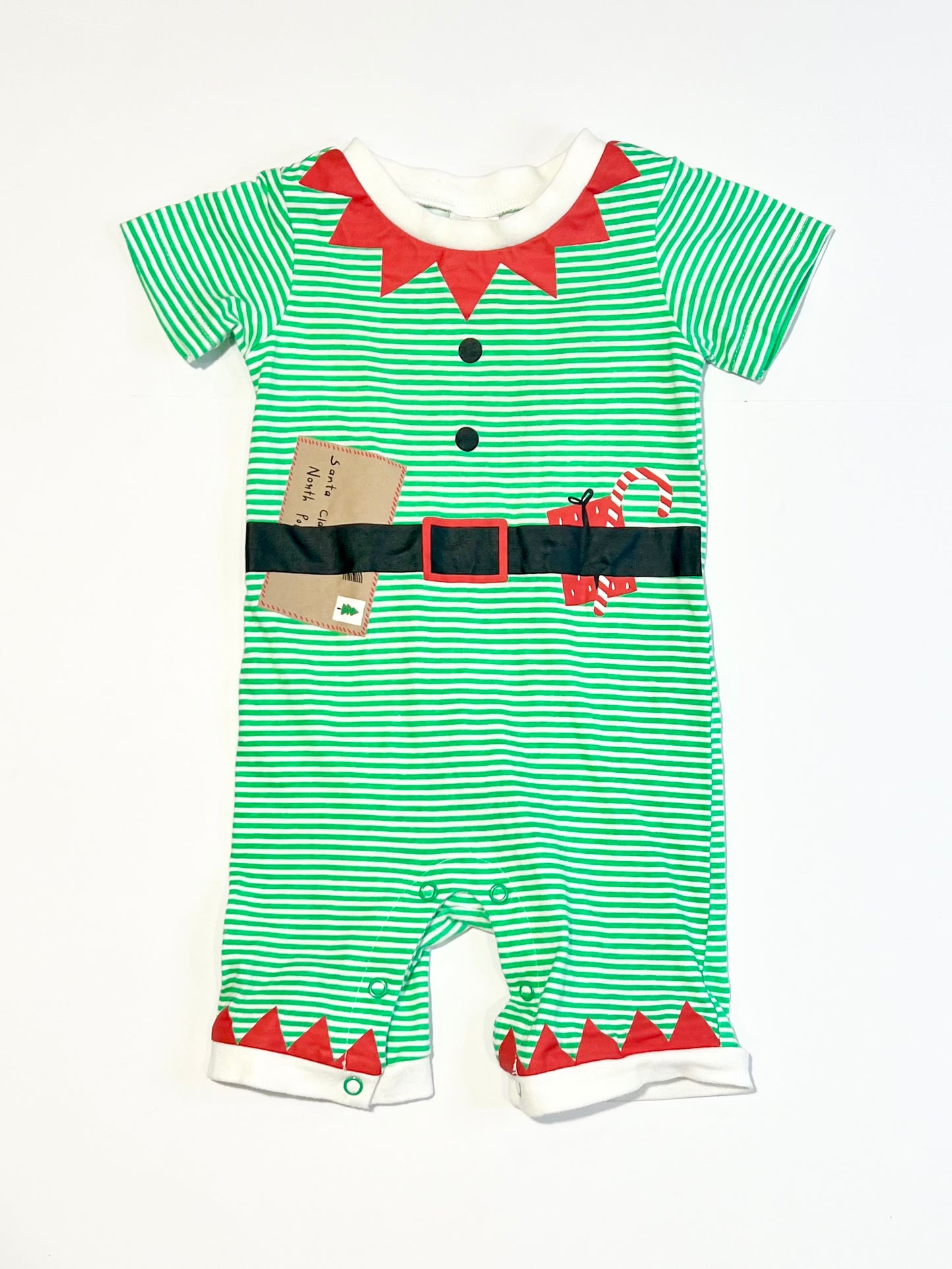 Christmas elf romper - Size 0