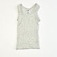 Grey ribbed singlet - Size 00000