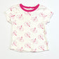 Terry floral tee - Size 0