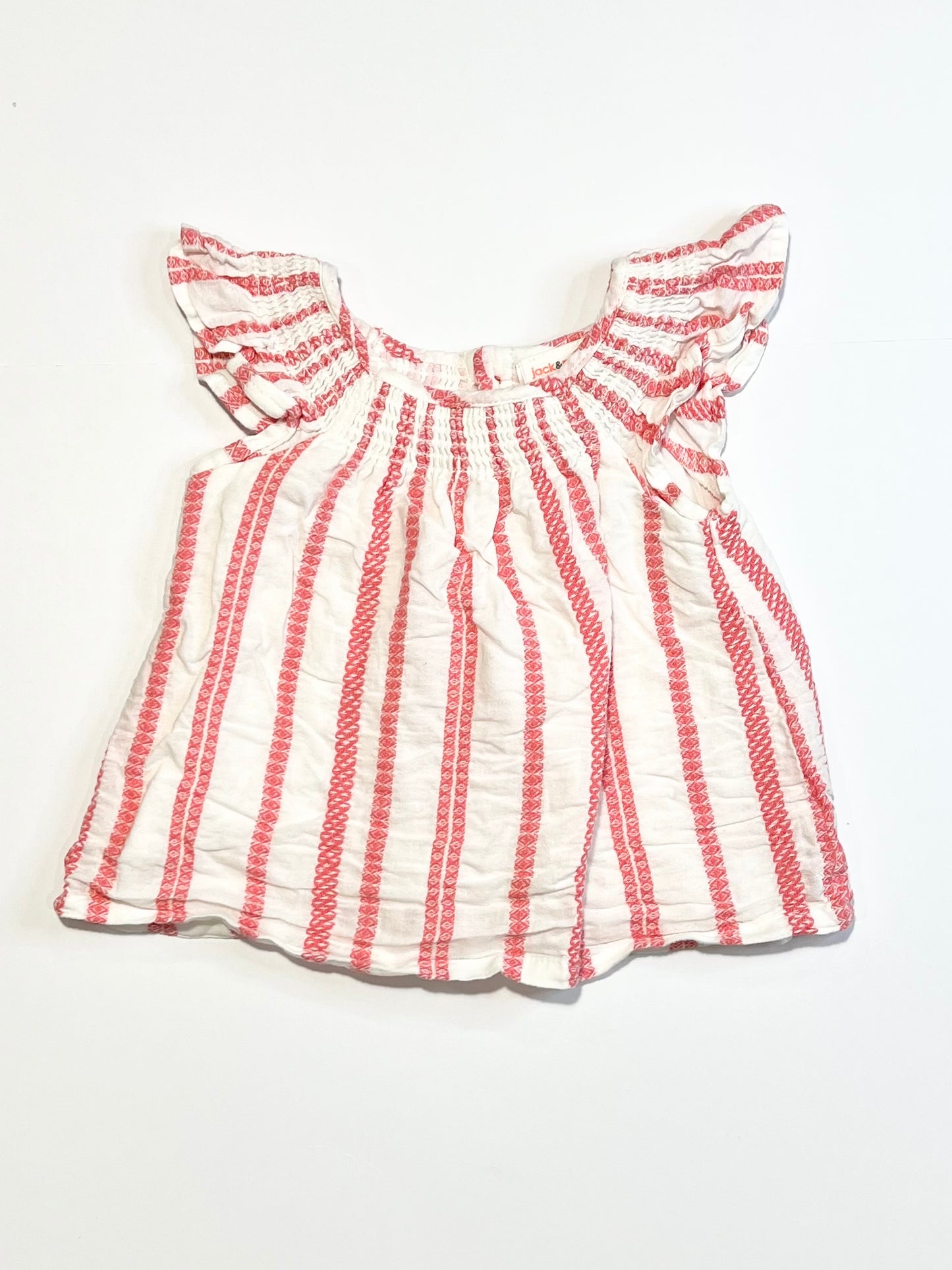 Striped woven top - Size 0