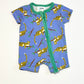 Cheetahs zip romper - Size 00000