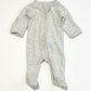 Striped zip onesie - Size 00000