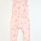 Pink elephant jumpsuit - Size 9-12 months