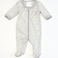 Striped lion zip onesie - Size 00000