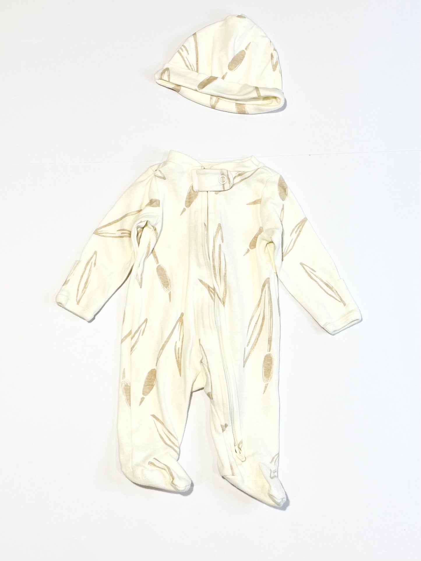 Ribbed zip onesie - Size 00000