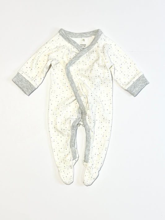 Ribbed diamonds onesie - Size 000000