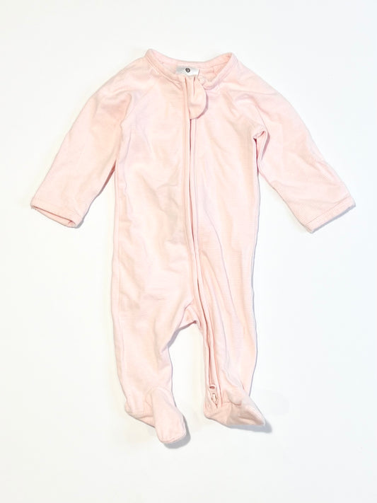 Striped zip onesie - Size 00000