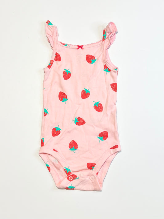 Strawberries bodysuit - Size 6-9 months