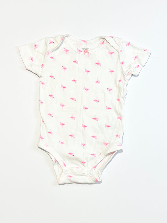 Flamingo bodysuit - Size 9-12 months