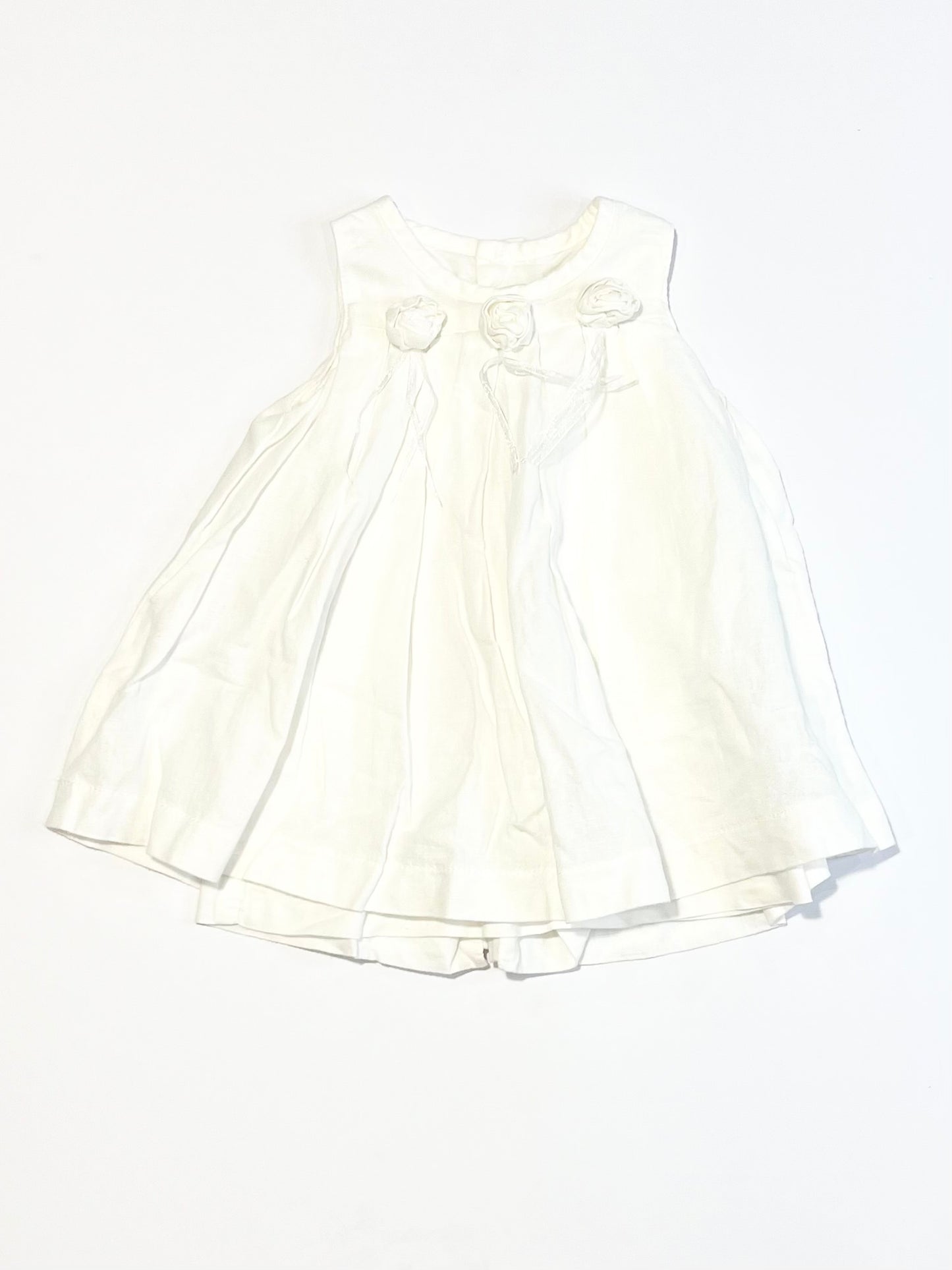 White rosebuds dress - Size 00000