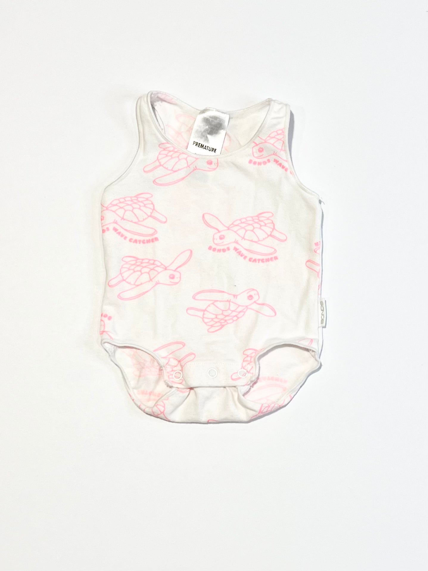 Pink turtles bodysuit - Size 00000