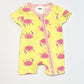 Pink crabs zip romper - Size 00000