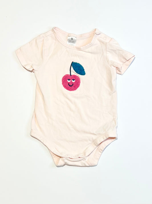 Pink cherry bodysuit - Size 0