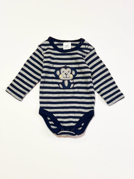 Striped monkey bodysuit - Size 0000