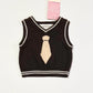 Grey tie vest brand new - Size 0000