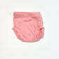 Pink ribbed nappy cover - Size 0000