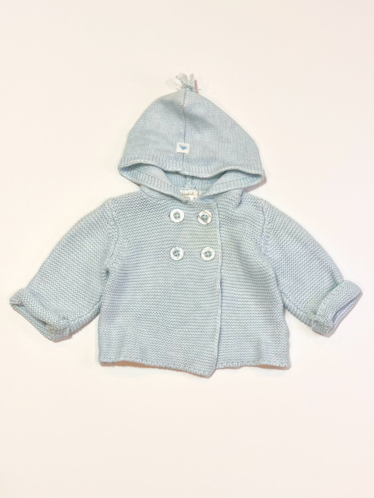Blue knit jacket - Size 0000
