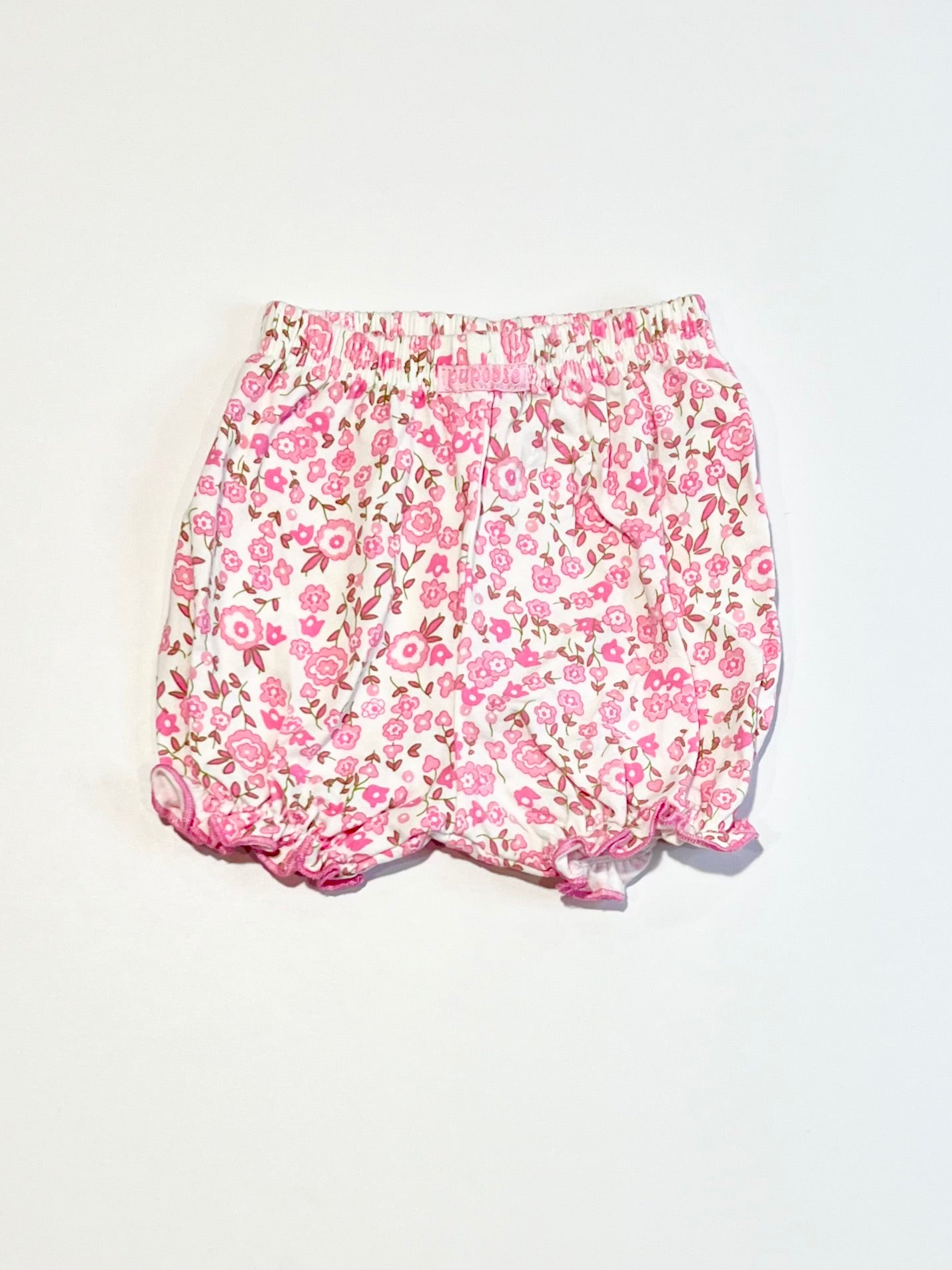 Floral jersey bloomers - Size 0000