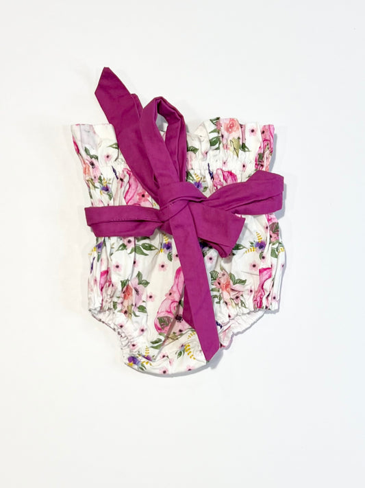 Floral cotton bloomers - Size 0000