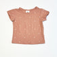 Dusty pink spotty tee - Size 0000