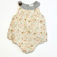 Floral romper - Size 6-9 months