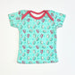 Green tea cups tee - Size 0000
