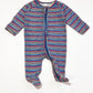 Striped zip onesie - Size 0000