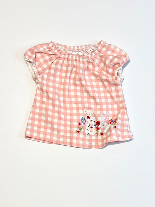 Jersey bunny top - Size 0000