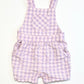 Gingham shortalls - Size 0
