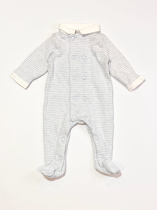 Blue striped onesie - Size 0000