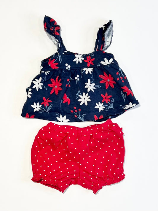 Jersey floral set - Size 0000