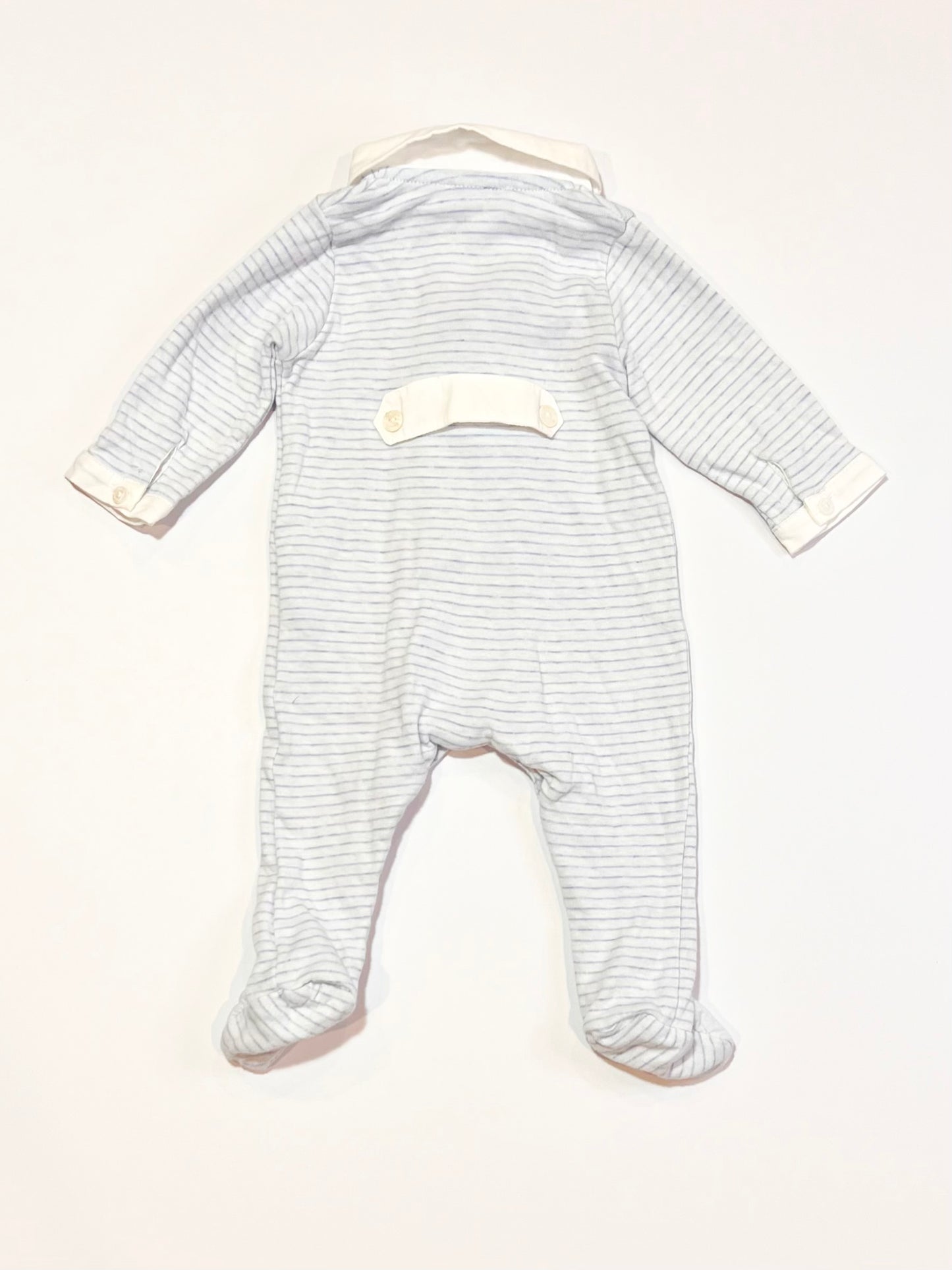 Blue striped onesie - Size 0000