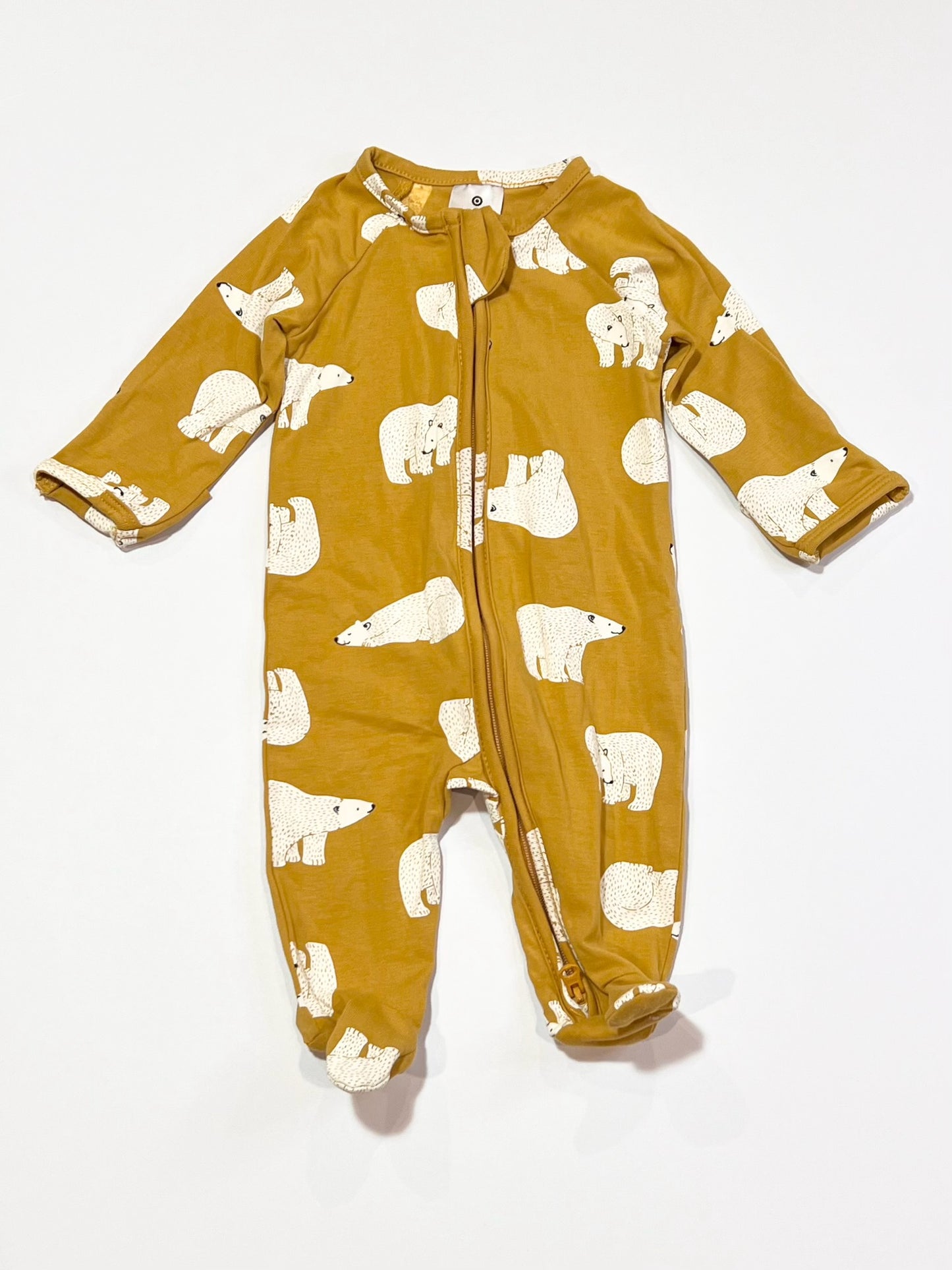 Polar bears zip onesie - Size 0000