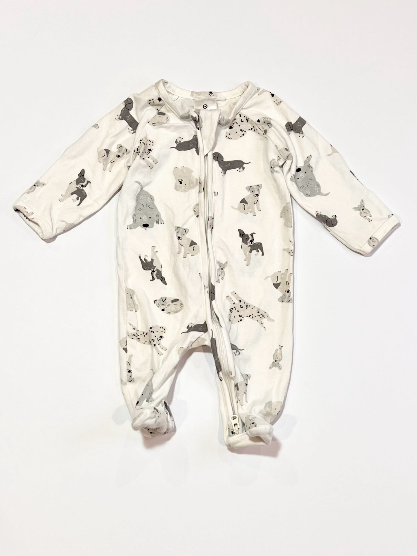 Puppies zip onesie - Size 0000