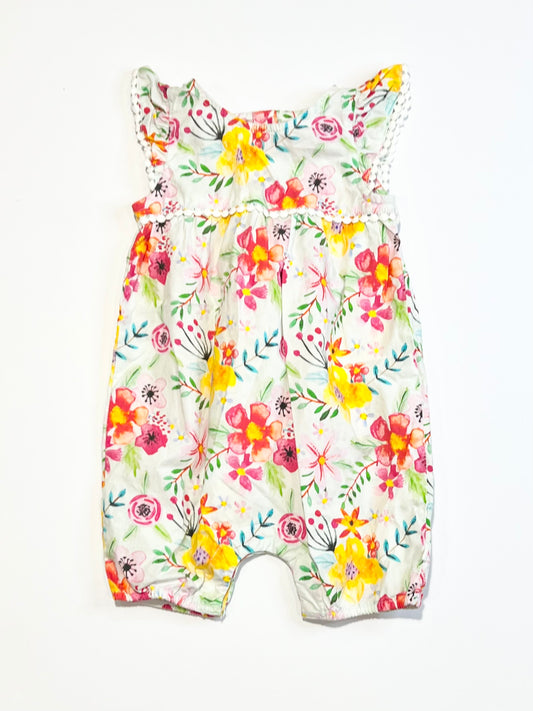 Floral romper - Size 0