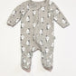 Grey koalas zip onesie - Size 0000