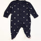 Navy stars onesie - Size 0000