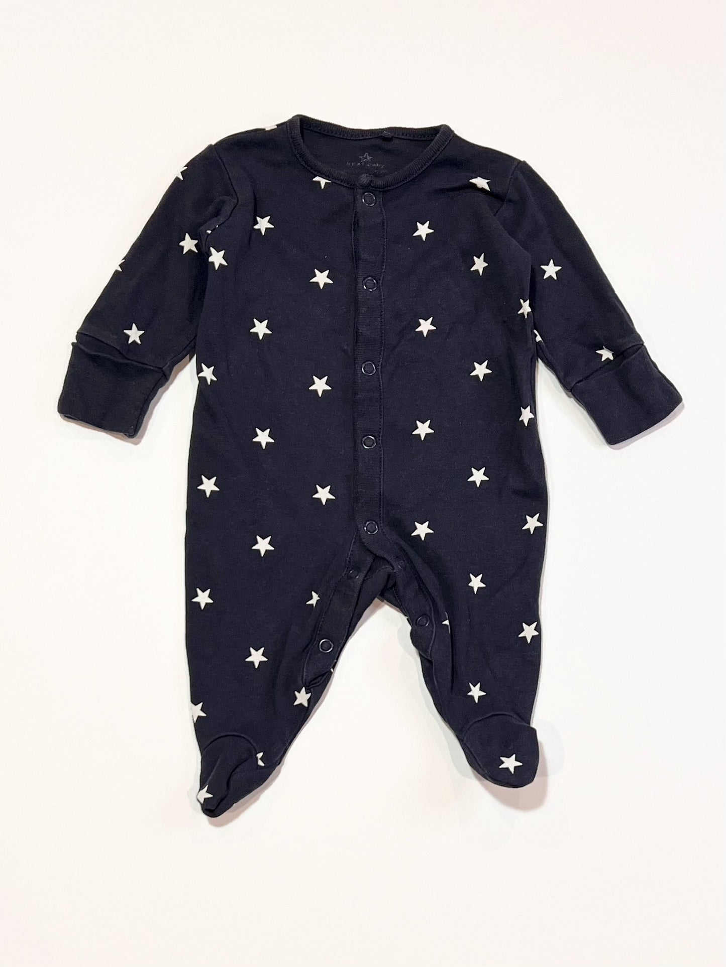 Navy stars onesie - Size 0000