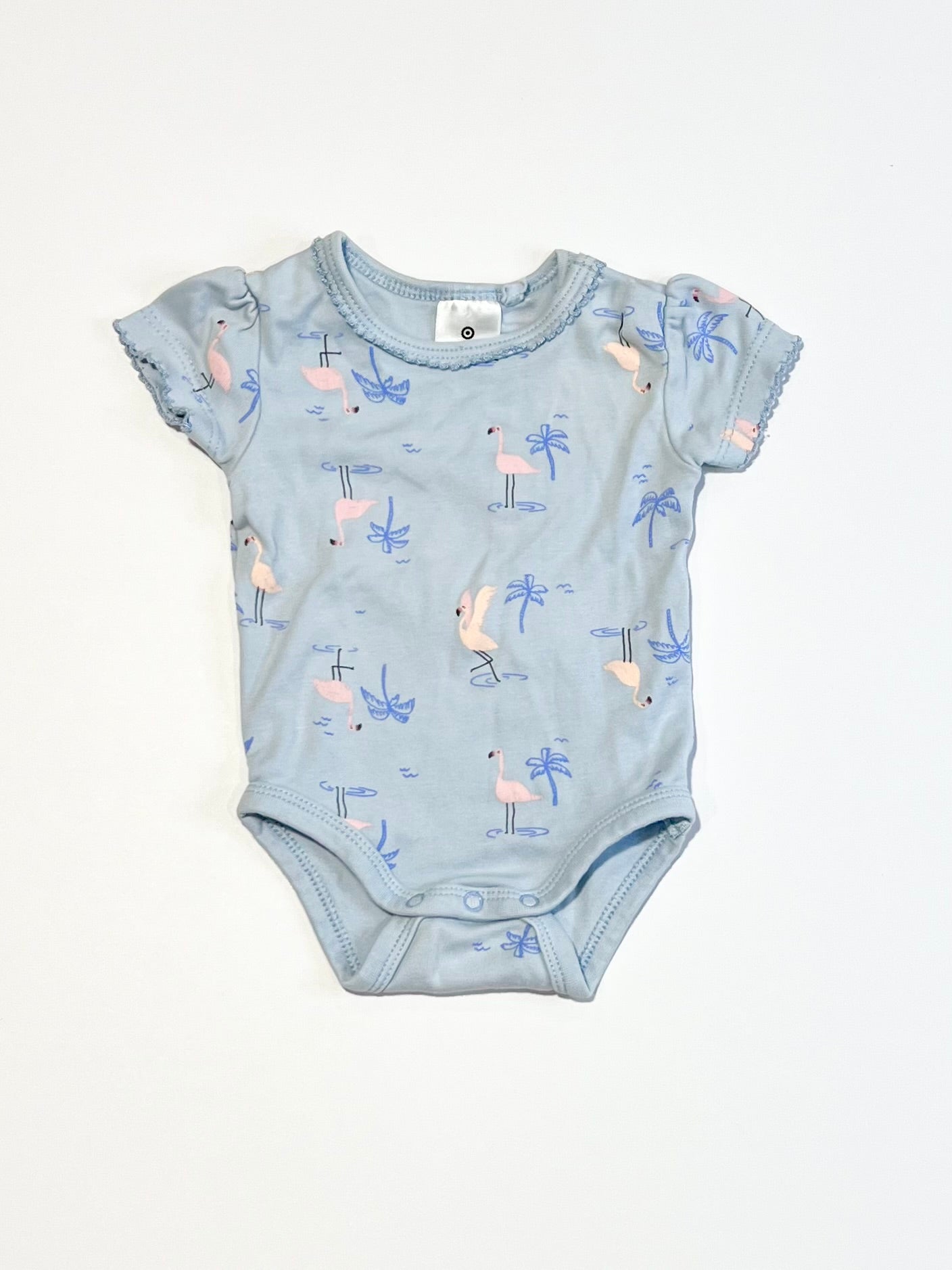 Blue flamingoes bodysuit - Size 0000