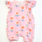 Floral zip romper - Size 0